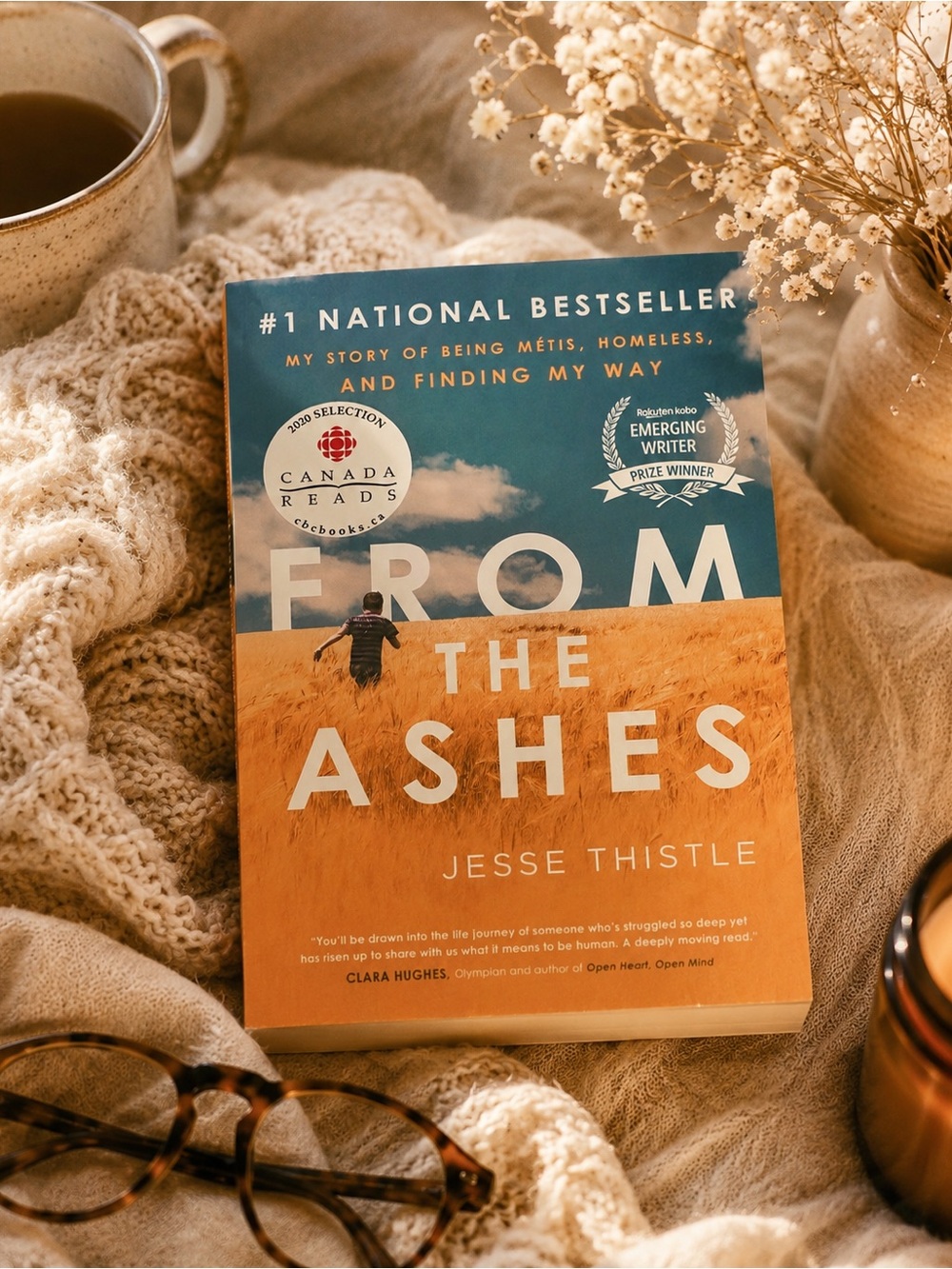 From the Ashes by Jesse Thistle - Canada Reads #1 Bestseller Memoir Book